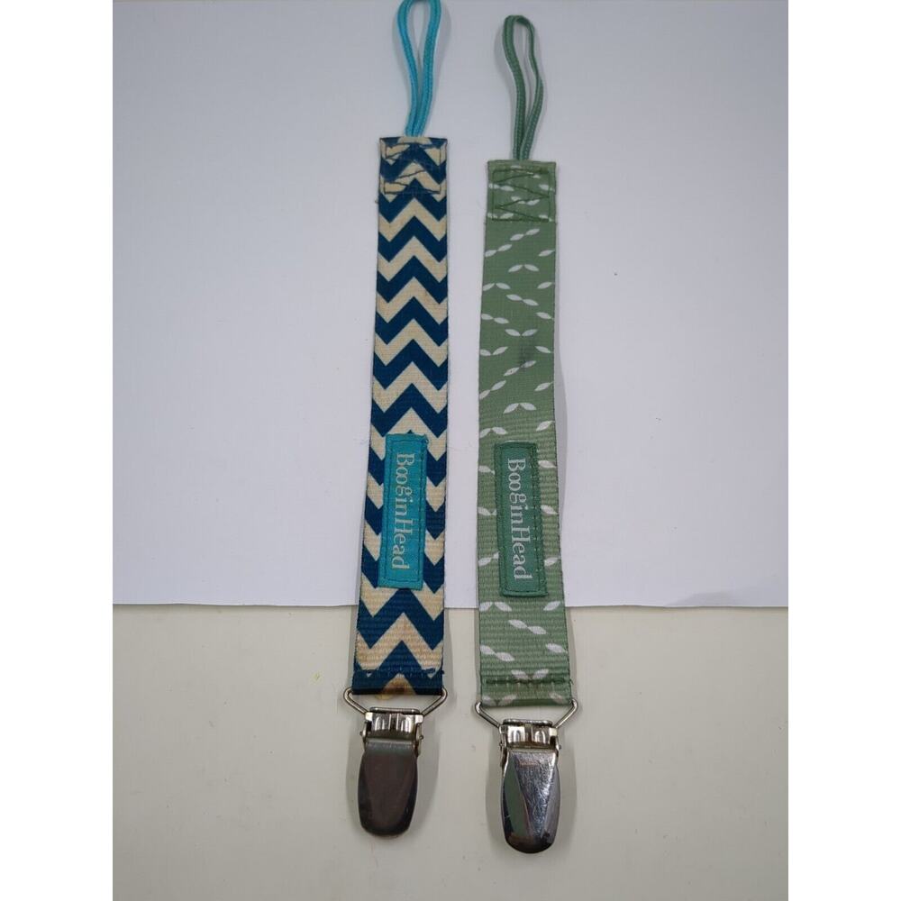 BooginHead Baby Newborn Infant PaciPal Pacifier Clip Tethers Only Set Of 2